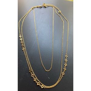 💯 Gorjana layered gold necklace